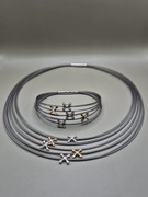 Komplet biżuterii srebrnej