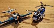 LEGO Technic 42020 Śmigłowiec 2w1 + 42117 Samolot wyścigowy