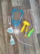 Zestaw małego doktora mały lekarz doctor lekarstwa termometr