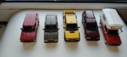 Modele samochodów FSO Polonez i duży fiat skala 1:43
