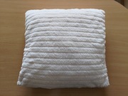 Poduszka ozdobna kremowa paski