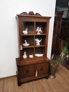 Śliczna dębowa witrynka biblioteczka antyk 654/2024