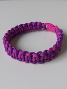 Ozdobna obroża paracord na identyfikator