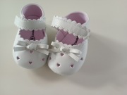 Coccodrillo białe buciki /chrzest/ roz.3