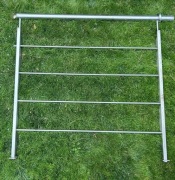 Bariekra z stali kwaso odpornej 9m + 2 furtki po 1 m 