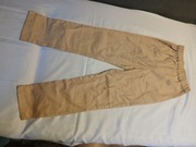 Spodnie materiałowe z gumką beżowe 14lat