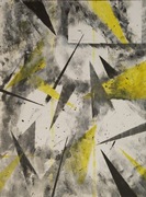 ,,Kłosowisko" akryl na płótnie, 60x80