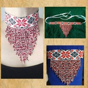 Czoker z czeskich koralików 