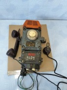 Stary telefon stacjonarny górniczy Fusit Unikat 