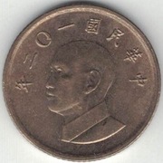 Tajwan 1 dolar 2013 - 20 mm - nr 1