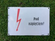 tablica emaliowana z PRLu 