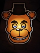FNAF Freddy Fazbear ozdoba pudełko / obudowa do lampki LED