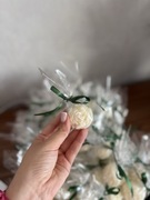 Podziękowanie gości piwonia róża świeczka sojowa ślub chrzest wesele roczek