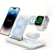 Bezprzewodowa Stacja Ładowania Składana 3w1 