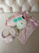 Torebka nauszniki zegarek zestaw My Melody od Hello Kitty święta