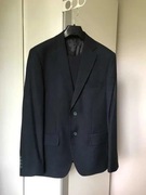 Granatowy garnitur komplet 50N spodnie marynarka PROCHNIK