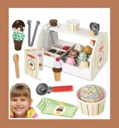 LODZIARNIA KAWIARNIA Z LODAMI Drewniana Zestaw MELISSA&DOUG 