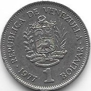 Wenezuela 1 bolivar 1977