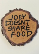 Plaster drewna, rękodzieło,  friends. Podstawka