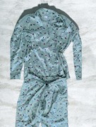 Markowa piżamka H&M dwuczęściowa Snoopy r38 M zielona piżama