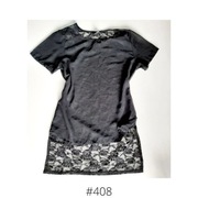 Giną tricot xs/34 bluzka koronkowa przezroczysta