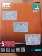 Zestaw trzech opraw wpuszczanych LED AREITIO firmy Eglo 