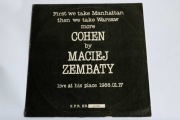 Piosenki Leonarda Cohena śpiewa Maciej Zembaty - Lp