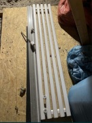 Grzejnik dekoracyjny Lazur 1800x330 mm - biały