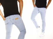 Spodnie Wrangler Bryson Whitewater Jeansy Skinny W14XJX31R W34 L34 34/34