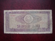 BANKNOT RUMUNIA 10 Lei 1966 r.
