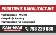 Hydraulik Udrażnianie Przetykanie rur Pogotowie kanalizacyjne 24h Wuko 