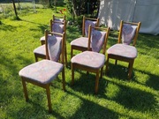 Krzesła drewniane ciężkie 6szt 