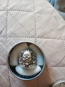 Srebrny sygnet  "Eddie" 50-lecie IRON-MAIDEN .