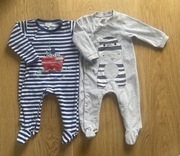 Cool Club by Smyk welurowy pajac 2 szt. 68-74 cm 2 szt. fajniutkie unisex