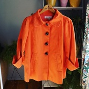 Kurtka jesienna zara xl płaszczyk pomarańczowa 42