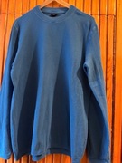 Sweter męski L Carry z bawełny niebieski klasyczny bawełna100%