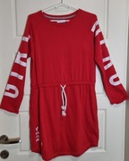 Sukienka dresowa luźny sportowy fason 164 cm