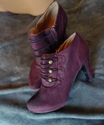 Botki bordowe Esmara 