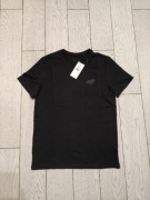 Koszulka męska 4F czarna rozmiar M z logo i napisem 656