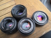 MC PENTACON PRAKTICAR 1,8/50 i 2,4/50   4 SZT  PB