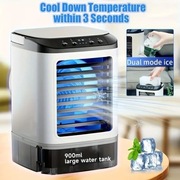 KOMPAKTOWY Klimatyzator Przenośny z Chłodzeniem i Nawilżaniem wodą