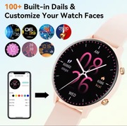 Karchilor Smartwatch Męski wodoodporny zegarek Monitor zdrowia Android IOS