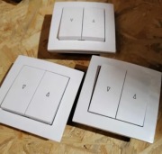 Łącznik żaluzjowy ospel impresja biały komplet x5 