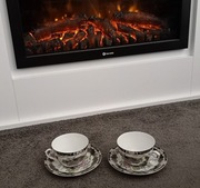 Porcelana japońska.Pawie. Filiżanki, spodki. Zestaw dla dwojga. Kawa