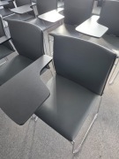 Krzesła konferencyjne ze składanym blatem -szkoleniowe -duża ilość