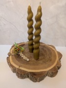 Zestaw świec z wosku pszczelego 