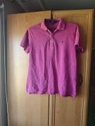 Koszulka polo z kołnierzykiem różowa rozmiar S Polo Ralph Lauren