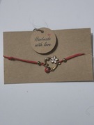 Bransoletki plecione, regulowane. 