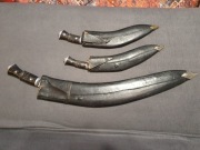 Kukri - trzy noże komplet