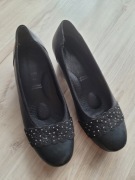 Czarne buty damskie z kolekcji easy strest